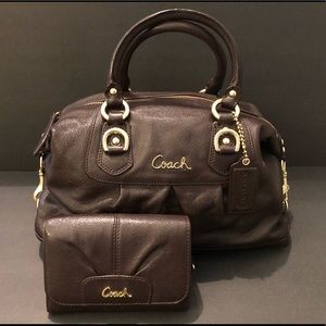 Coach Purse and Wallet Set